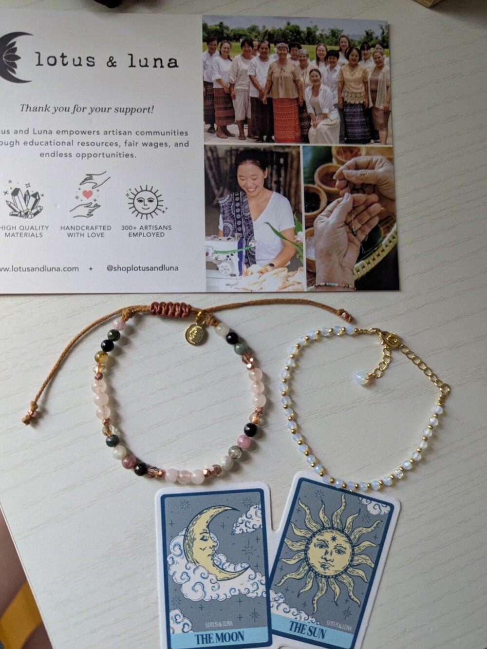 Two Lotus And Luna Bracelets - Picture 3 of 4